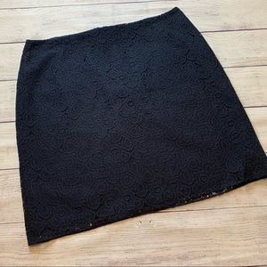 Tahari Navy Lace Skirt Size 10